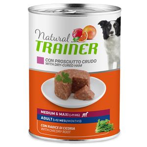 Trainer Natural Dog 400g met Ham Adult Medium/Maxi Trainer Natuurlijke Umido voor Honden