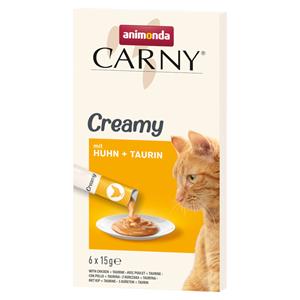 Animonda Carny Adult Creamy - Voordeelpakket 24 x 15 g met Kip + Taurin