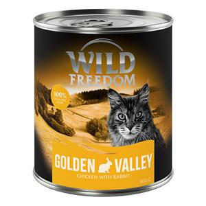 MATINA Wild Freedom Adult 6 x 800 g - Graanvrij - Golden Valley - Konijn & Kip