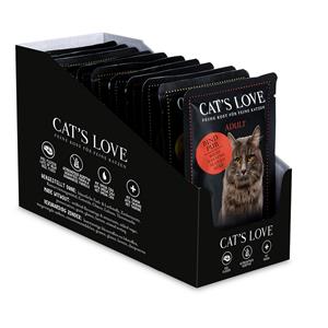 12x85g Cat's Love Mixpack Kattenvoer Nat