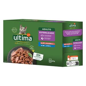 Affinity Ultima Ultima Cat Fit & Delicious 12 x 85 g - Zalm & Tonijn