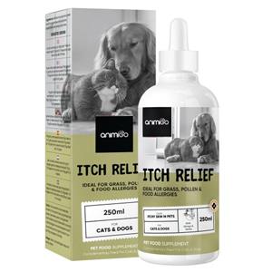 Anti Jeuk voor Honden & katten - 50ml - Natuurlijke allergie verzorging druppels