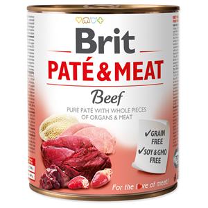 Brit Care 12x 800g Brit Paté & Vlees Adult Rundvlees hondenvoer nat