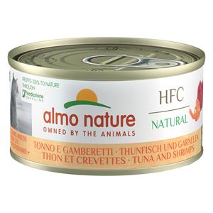 Almo Nature HFC 24 x 70 g Tonijn  Natural kattenvoer