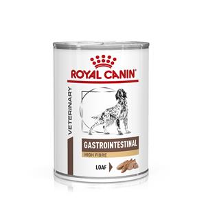 Royal Canin Veterinary Diet 12x 410g Royal Canin Veterinary Canine Gastrointestinal High Fiber Mousse Hundefutter nass
