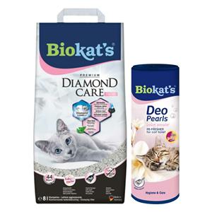 Biokat's Diamond Care Fresh&Deo Pearls Babypoeder Pakket