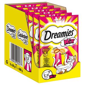 Dreamies Catisfactions Mix Kattensnack 60 g - Kaas en Rundvlees (60 g)