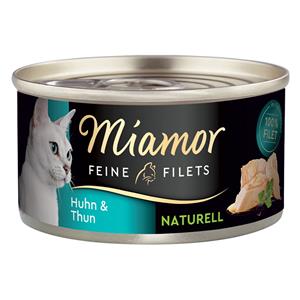 Miamor Fijne Filets Naturel 6 x 80 g Kattenvoer - Kip & Tonijn