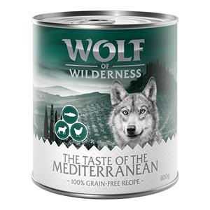 Wolf of Wilderness 6x800g The Taste of The Taste Of The Mediterranean  Hondenvoer