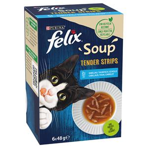 Felix Soup Filet 6 x 48 g - Geschmacksvielfalt aus dem Wasser