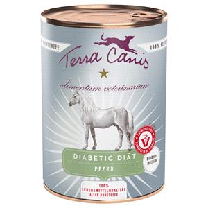 Terra Canis 6x 400g  Alimentum Veterinarium Diabetic Diet Paard Hondenvoer Nat