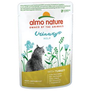Almo Nature Holistic 6 x 70 g  Urinary Help met kalkoen natvoer voor katten