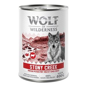 Wolf of Wilderness Senior 'Expedition' Stony Creek - Gevogelte met rund 1 x 400 g