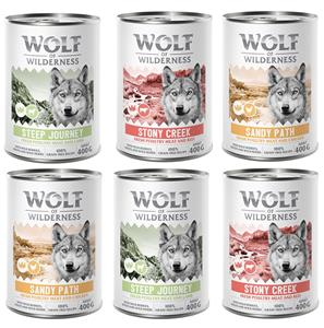 Wolf of Wilderness Adult 'Expedition' 6 x 400 g