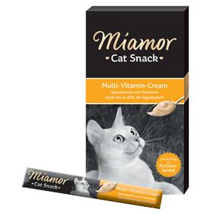 24x15g Cat Multi-Vitamine Crème Miamor Kattensnacks