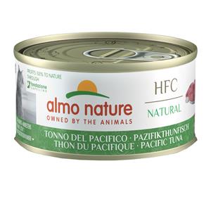Almo Nature HFC Almo Nature Kattenvoer 6 x 70 g - HFC Natural Pacifische Tonijn