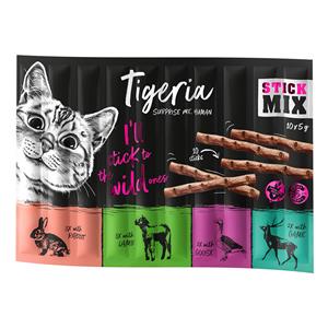 Tigeria Sticks 10 x 5 g - Mixpakket (2) (4 Soorten)