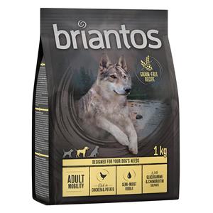 Briantos Adult Mobility Kip & Aardappel - Graanvrij Hondenvoer - 4 x 1 kg