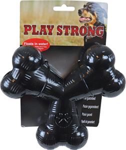 Gebr. de Boon Play Strong rubber tri-bot 15 cm zwart - 