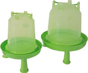 Gebr. de Boon Plastic drinkfontein bajonet/op poot 3 liter groen - 