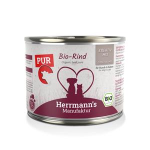 Herrmann's Bio Puur Rund 200 gr. - Natvoeding Hond