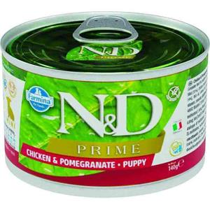 N&D Prime Puppy hondenvoeding natvoeding Kip 140 gr. - per 6 stuks