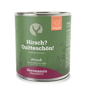 Herrmann's Adult hond Hert met aardappel 800 gr. - per 6 stuks