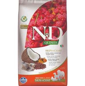 N&D Quinoa hondenvoeding Skin&Coat Haring 2.5 kg.