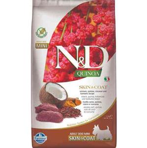 N&D Quinoa hondenvoeding Skin&Coat small breed Hert 2.5 kg.