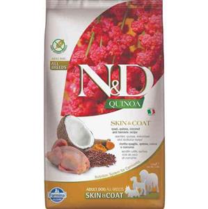 N&D Quinoa hondenvoeding Skin&Coat Kwartel 2.5 kg.
