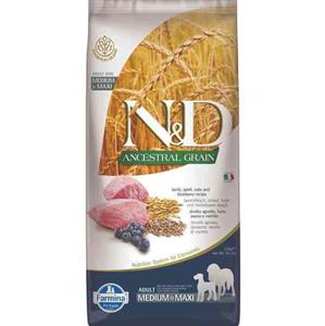 N&D Ancestral Grain hondenvoeding Lam medium/maxi 12 kg.