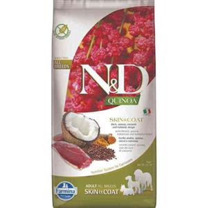 N&D Quinoa hondenvoeding Skin&Coat Eend 7 kg.