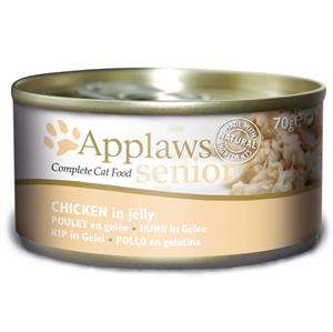 Applaws Cat Applaws Natvoeding Kat - Senior Kip in gelei 70 gr. - per 24 stuks