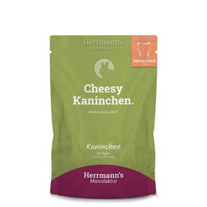 Herrmann's Selection kat Konijn met kaas 100 gr. - per 20 stuks