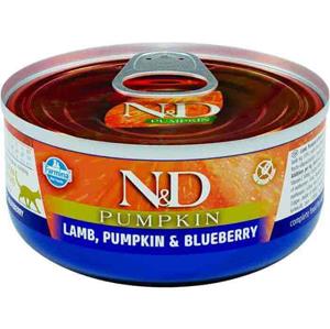N&D Pumpkin natvoeding voor de kat Lam 70 gr. - per 24 stuks