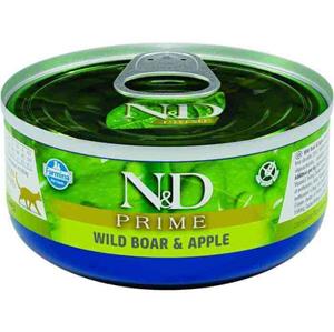 N&D Prime natvoeding voor de kat Wild Zwijn 70 gr. - per 24 stuks