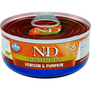 N&D Pumpkin natvoeding voor de kat Hert 70 gr. - per 24 stuks