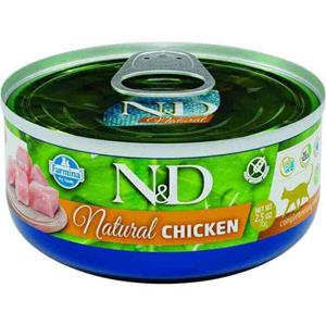 N&D Natural natvoeding voor de kat Kip 70 gr. - per 24 stuks