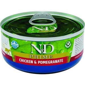 N&D Prime natvoeding voor de kat Kip 70 gr. - per 24 stuks