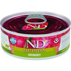 N&D Quinoa natvoeding voor de kat Urinary Eend 80 gr. - per 24 stuks