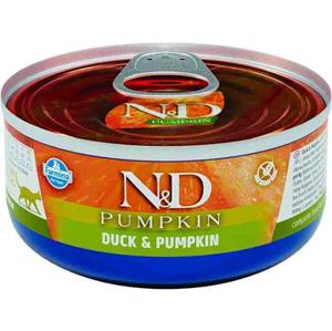 N&D Pumpkin natvoeding voor de kat Eend 70 gr. - per 24 stuks