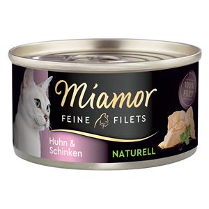 Miamor Fijne Filets Naturel Kattenvoer 6 x 80 g - Kip & Ham