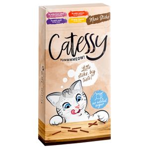 Catessy 12x2g Mini-Sticks 4 verschillende smaken  Kattensnacks