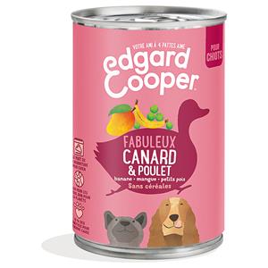 Edgard & Cooper 400g  Puppy Eend & Kip natvoer