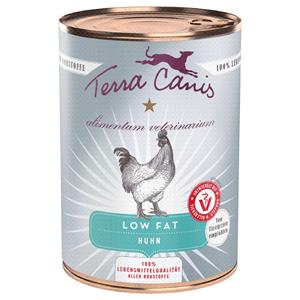 Terra Canis 6x 400g  Alimentum Veterinarium Low Fat Kip Hondenvoer Nat
