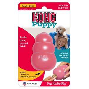 Kong Puppy Maat S Roze Rubberen Puppyspeelgoed