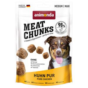 Animonda 80 g  Meat Chunks Medium / Maxi Puur Kip Hondensnacks