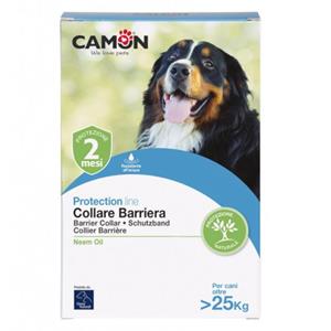 Camon Collar Beschermingshalsband Maxi met klinknagelolie voor honden lengte 75 cm
