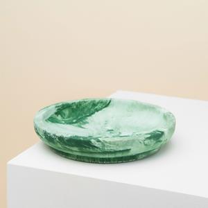 pino Hundenapf Classic Bowl duck green marble, Gr. S, Höhe: ca. 4 cm, Durchmesser:  ca. 18 cm