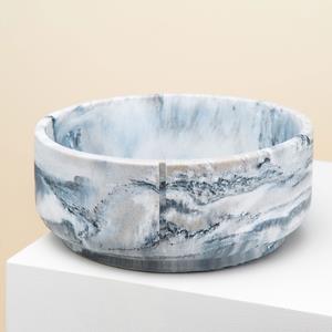 pino Hundenapf Classic Bowl dolphin grey marble, Gr. L, Höhe: ca. 9 cm, Durchmesser:  ca. 22 cm